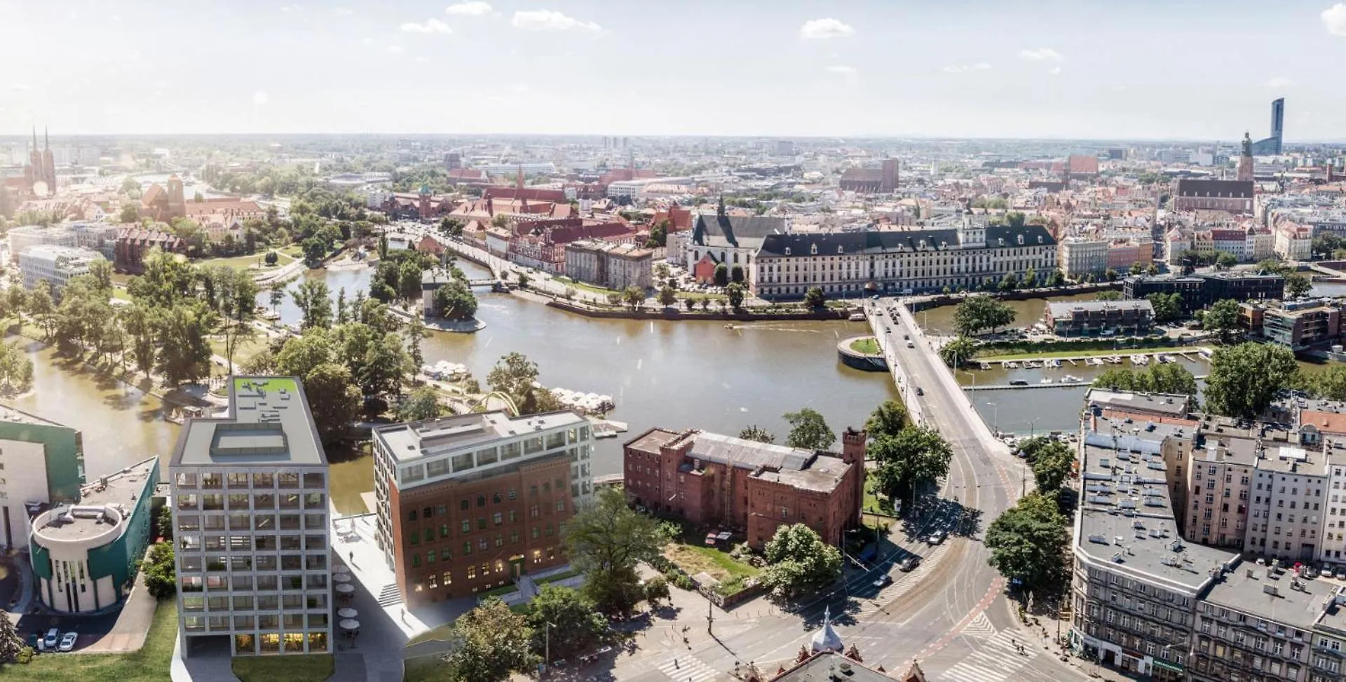 Boulevard Drobnera Residence - Apartamenty Z Widokiem Na Odre Wrocław Hotel apartamentowy