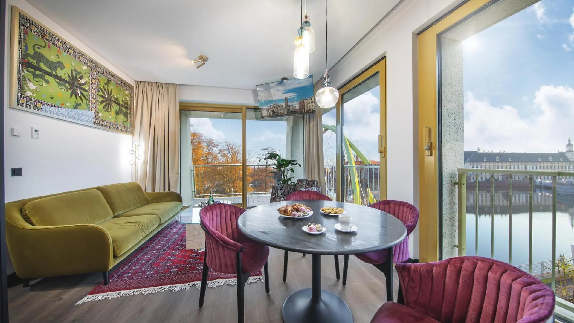 Hotel apartamentowy Boulevard Drobnera Residence - Apartamenty Z Widokiem Na Odre Wrocław Polska